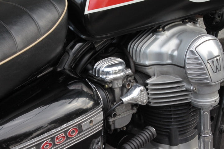Abgerundete Fin｜W650 Vergaser-Oberdeckel